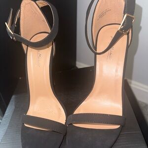 Black Ankle Strap Heels